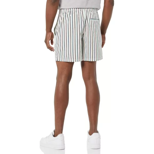 Amazon Essentials Mens 6 Inseam Drawstring Walk ShortStripe
