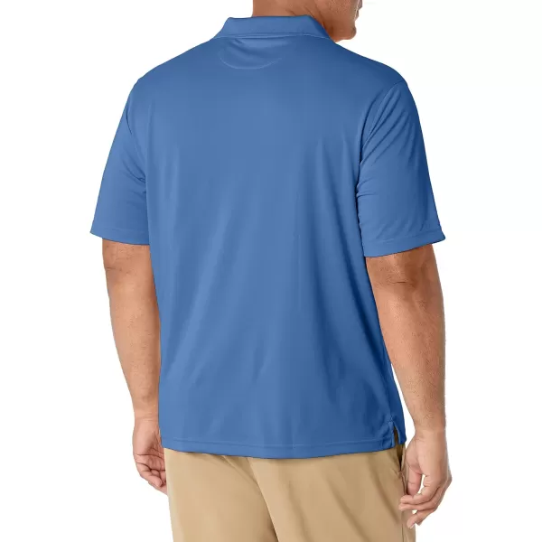 Amazon Essentials Mens RegularFit QuickDry Golf Polo Shirt Available in Big amp TallPolyester Blue