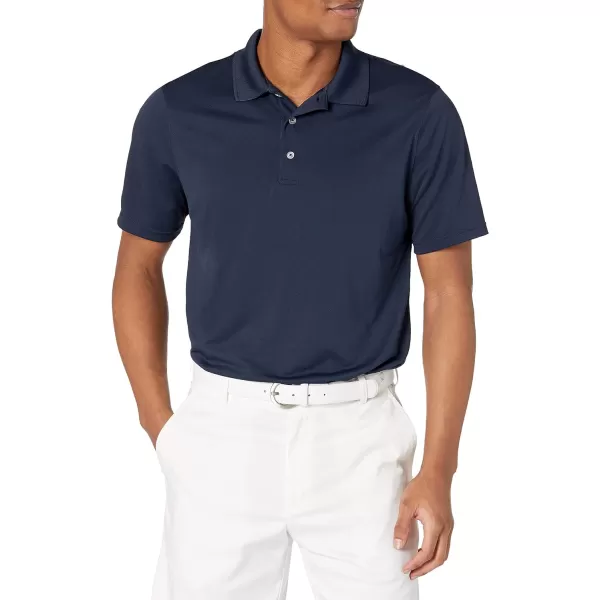 Amazon Essentials Mens RegularFit QuickDry Golf Polo Shirt Available in Big amp TallPolyester Dark Navy