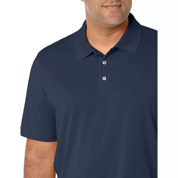 Amazon Essentials Mens RegularFit QuickDry Golf Polo Shirt Available in Big amp TallPolyester Dark Navy