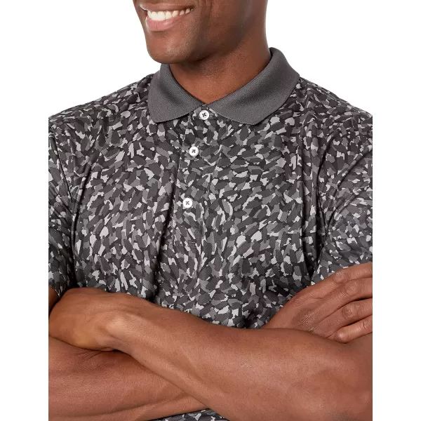 Amazon Essentials Mens RegularFit QuickDry Golf Polo Shirt Available in Big amp TallPolyester Grey Paint