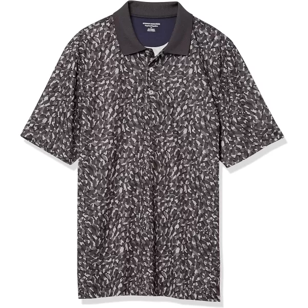 Amazon Essentials Mens RegularFit QuickDry Golf Polo Shirt Available in Big amp TallPolyester Grey Paint