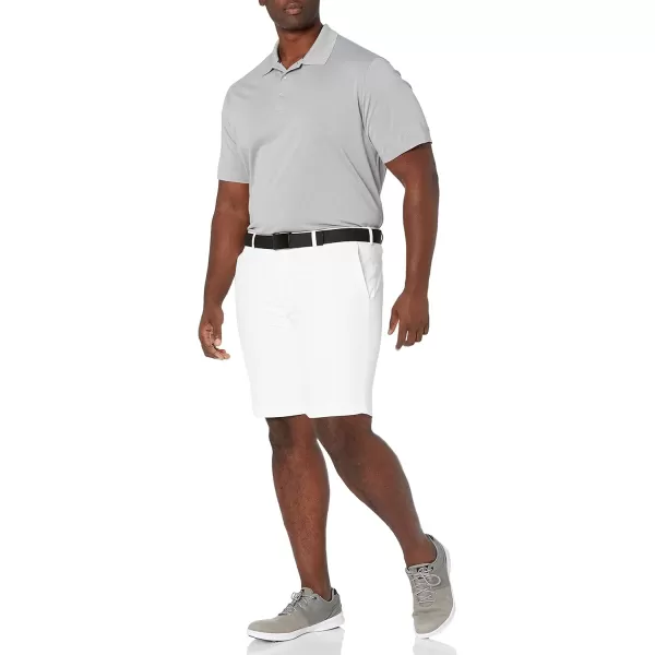 Amazon Essentials Mens RegularFit QuickDry Golf Polo Shirt Available in Big amp TallPolyester Light Grey Heather