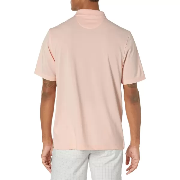 Amazon Essentials Mens RegularFit QuickDry Golf Polo Shirt Available in Big amp TallPolyester Light Pink