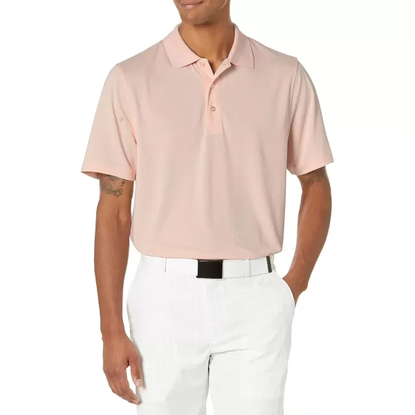 Amazon Essentials Mens RegularFit QuickDry Golf Polo Shirt Available in Big amp TallPolyester Light Pink