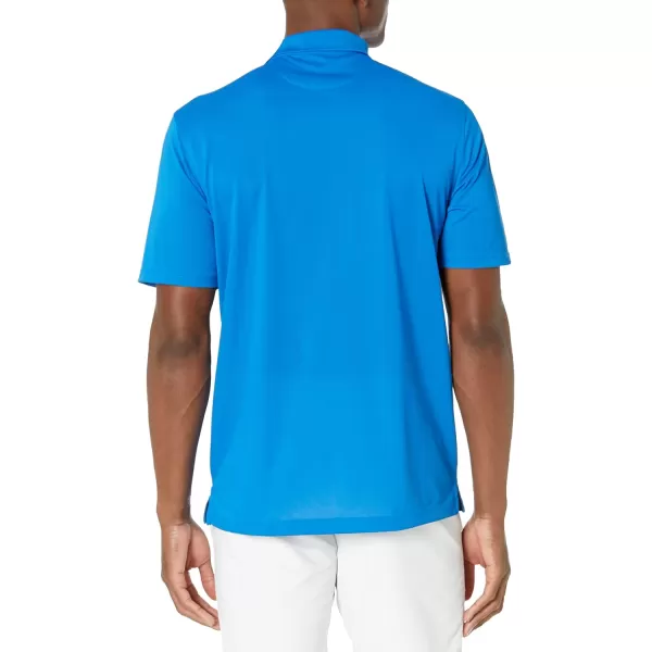 Amazon Essentials Mens RegularFit QuickDry Golf Polo Shirt Available in Big amp TallPolyester Medium Blue