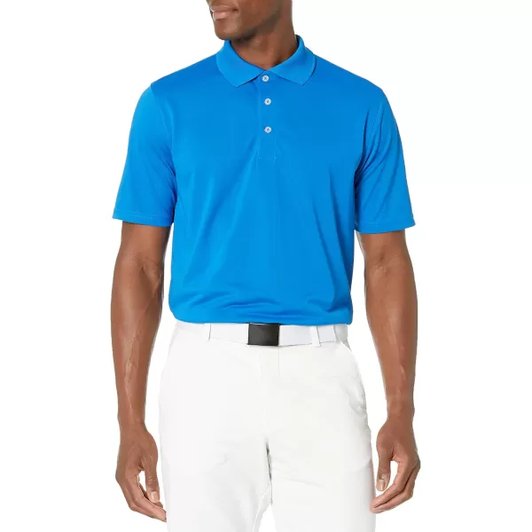 Amazon Essentials Mens RegularFit QuickDry Golf Polo Shirt Available in Big amp TallPolyester Medium Blue