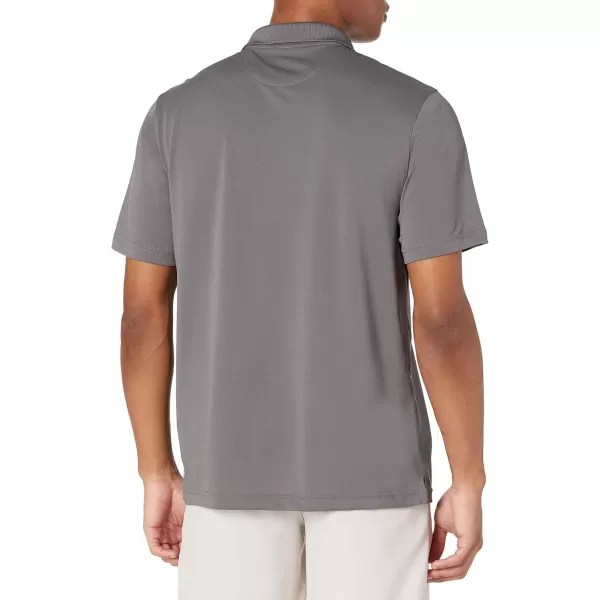 Amazon Essentials Mens RegularFit QuickDry Golf Polo Shirt Available in Big amp TallPolyester Medium Grey