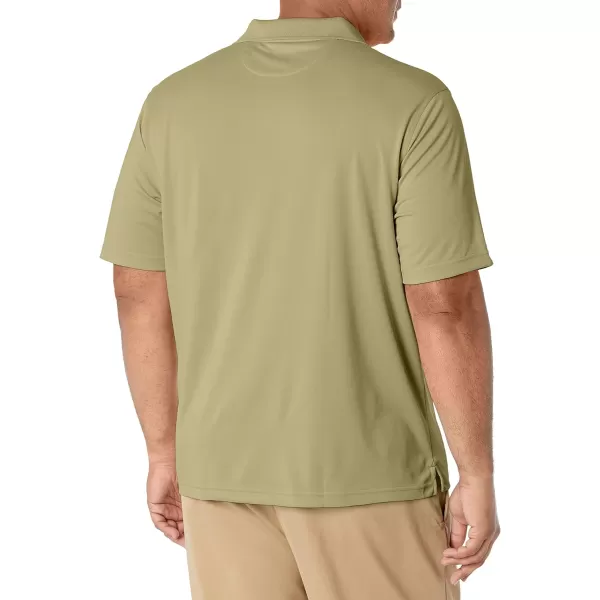 Amazon Essentials Mens RegularFit QuickDry Golf Polo Shirt Available in Big amp TallPolyester Olive