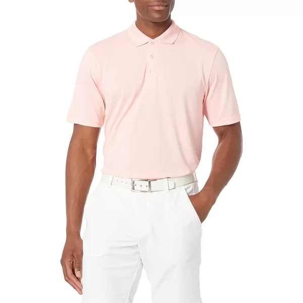 Amazon Essentials Mens RegularFit QuickDry Golf Polo Shirt Available in Big amp TallPolyester Pink