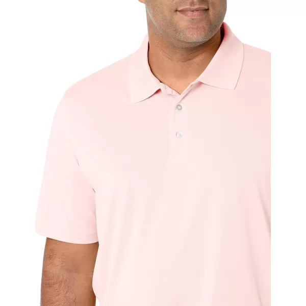 Amazon Essentials Mens RegularFit QuickDry Golf Polo Shirt Available in Big amp TallPolyester Pink