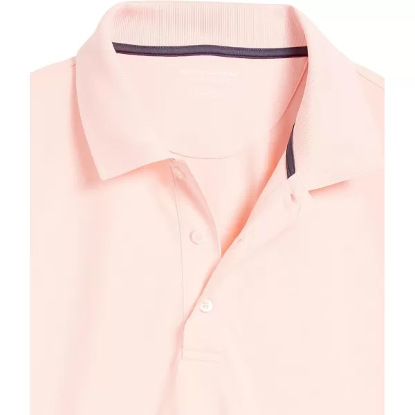 Amazon Essentials Mens RegularFit QuickDry Golf Polo Shirt Available in Big amp TallPolyester Pink