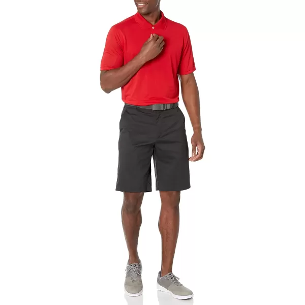 Amazon Essentials Mens RegularFit QuickDry Golf Polo Shirt Available in Big amp TallPolyester Rich Red