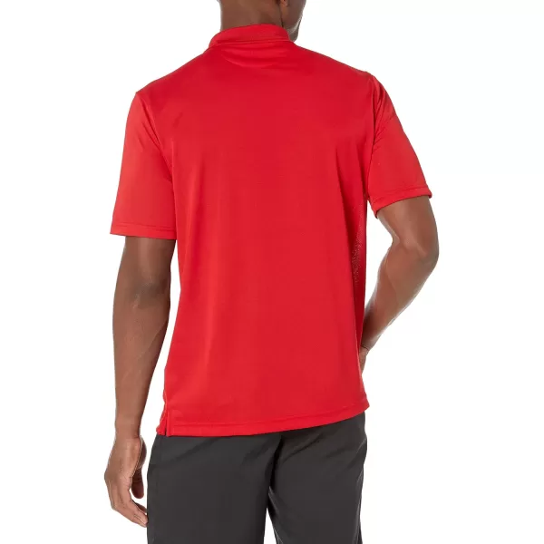 Amazon Essentials Mens RegularFit QuickDry Golf Polo Shirt Available in Big amp TallPolyester Rich Red