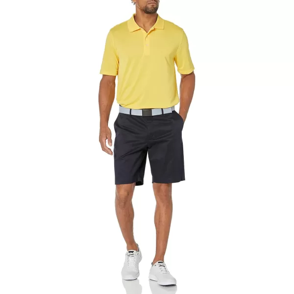 Amazon Essentials Mens RegularFit QuickDry Golf Polo Shirt Available in Big amp TallPolyester Yellow