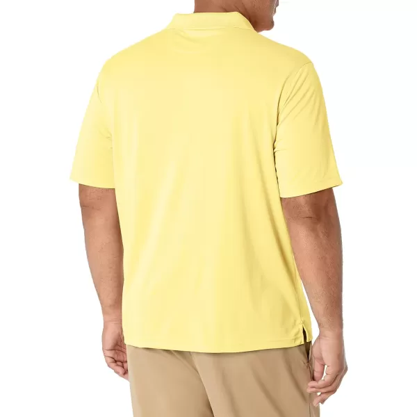 Amazon Essentials Mens RegularFit QuickDry Golf Polo Shirt Available in Big amp TallPolyester Yellow