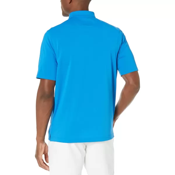 Amazon Essentials Mens RegularFit QuickDry Golf Polo Shirt Available in Big amp TallRecycled Polyester Bright Blue