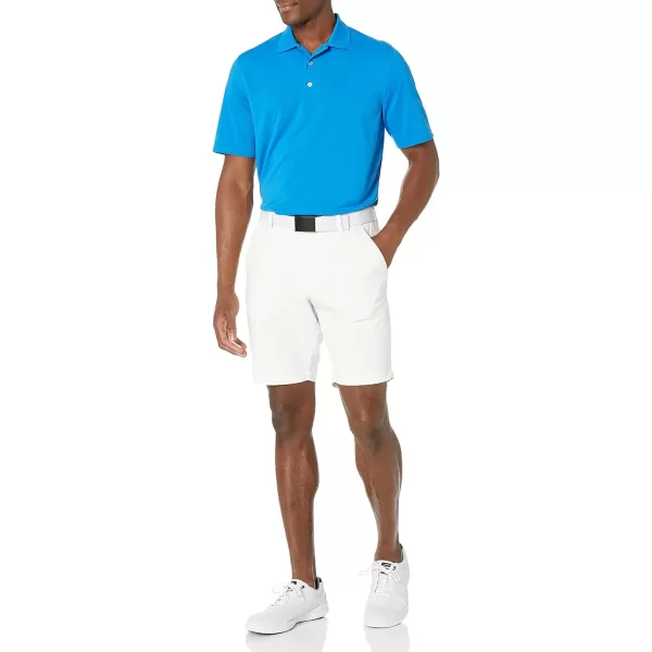 Amazon Essentials Mens RegularFit QuickDry Golf Polo Shirt Available in Big amp TallRecycled Polyester Bright Blue