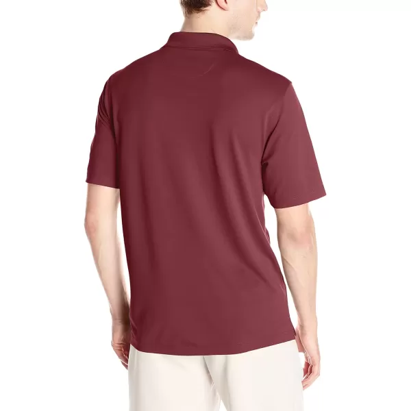 Amazon Essentials Mens RegularFit QuickDry Golf Polo Shirt Available in Big amp TallRecycled Polyester Burgundy