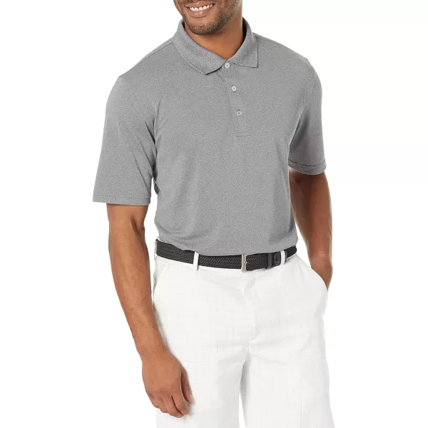 Amazon Essentials Mens RegularFit QuickDry Golf Polo Shirt Available in Big amp TallRecycled Polyester Medium Grey