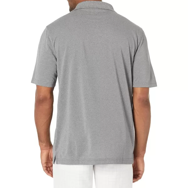 Amazon Essentials Mens RegularFit QuickDry Golf Polo Shirt Available in Big amp TallRecycled Polyester Medium Grey