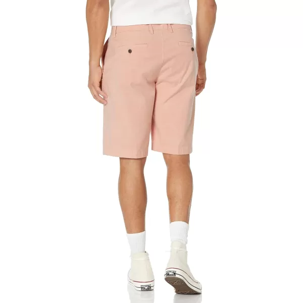 Amazon Essentials Mens SlimFit 11 Lightweight Comfort Stretch Oxford Short Previously GoodthreadsPale Peach