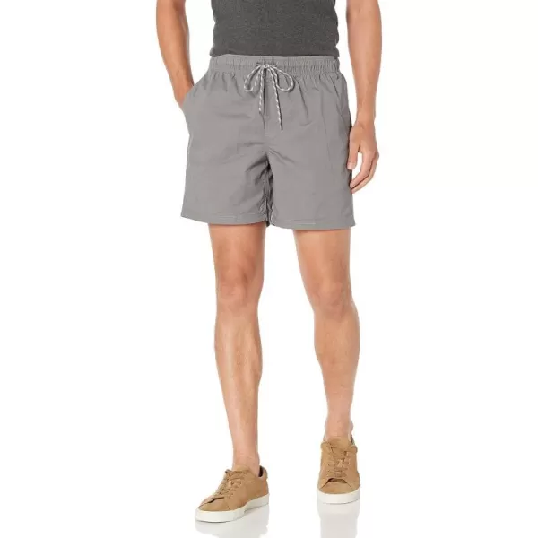 Amazon Essentials Mens 6 Inseam Drawstring Walk ShortGrey