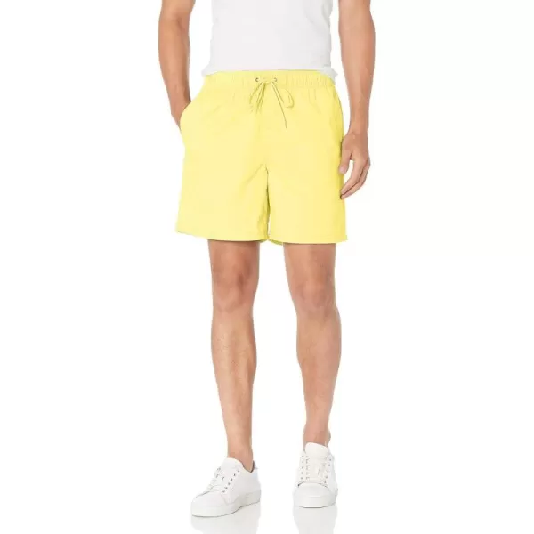 Amazon Essentials Mens 6 Inseam Drawstring Walk ShortLight Yellow