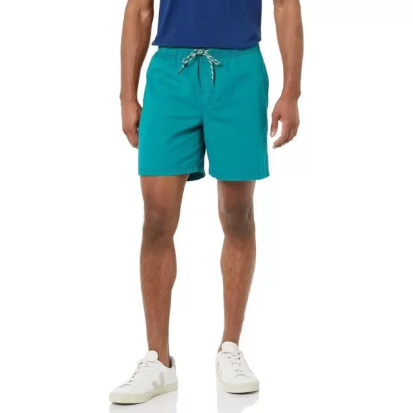 Amazon Essentials Mens 6 Inseam Drawstring Walk ShortTeal Blue