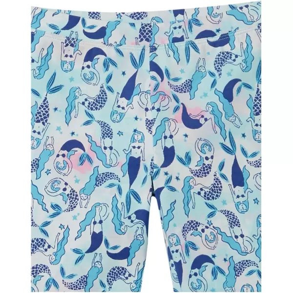 Amazon Essentials Girls and Toddlers Midi Bike Shorts Previously Spotted Zebra MultipacksBlackBlue MermaidsGreenPinkTie Dye