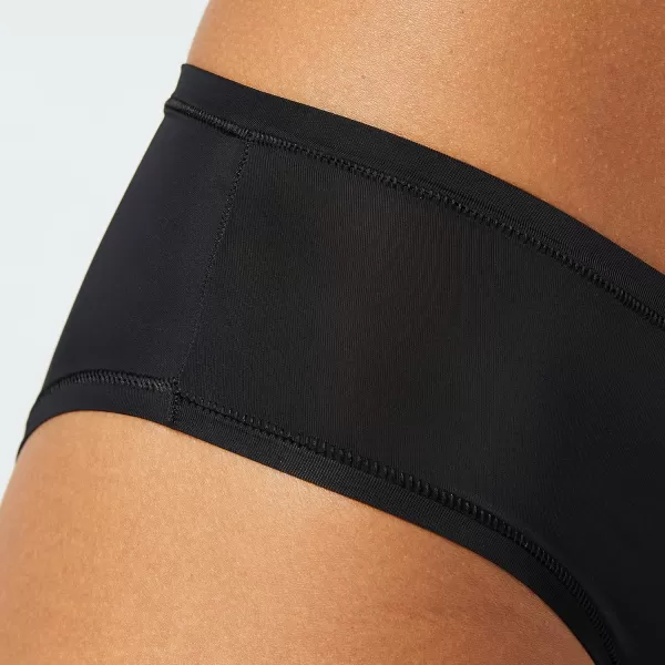 Amazon Essentials Womens Hipster Underwear Available in Plus Size Pack of 6BlackRich Hazel