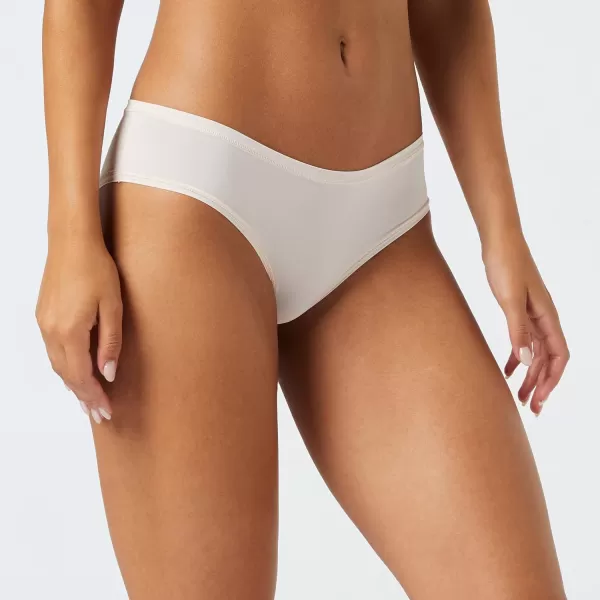 Amazon Essentials Womens Hipster Underwear Available in Plus Size Pack of 6BlushDark Khaki GreenMauve