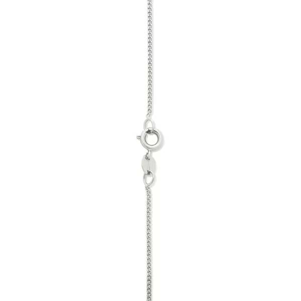 Amazon Essentials 14K Gold Plated Curb ChainSilver 16 2 mm