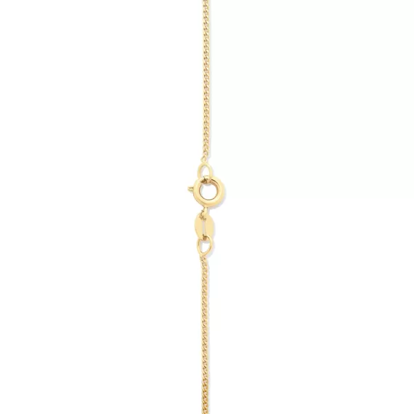 Amazon Essentials 14K Gold Plated Curb ChainYellow Gold 18 2 mm