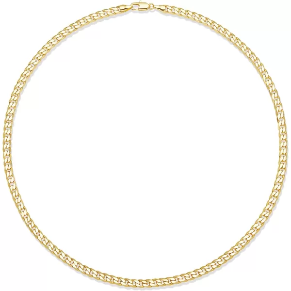 Amazon Essentials 14K Gold Plated Curb ChainYellow Gold 20 5 mm