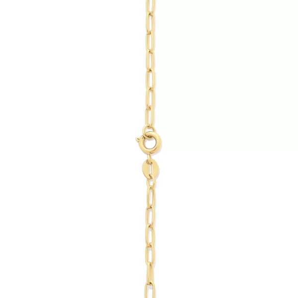 Amazon Essentials 14K Gold Plated Paperclip Chain NecklaceYellow Gold 16