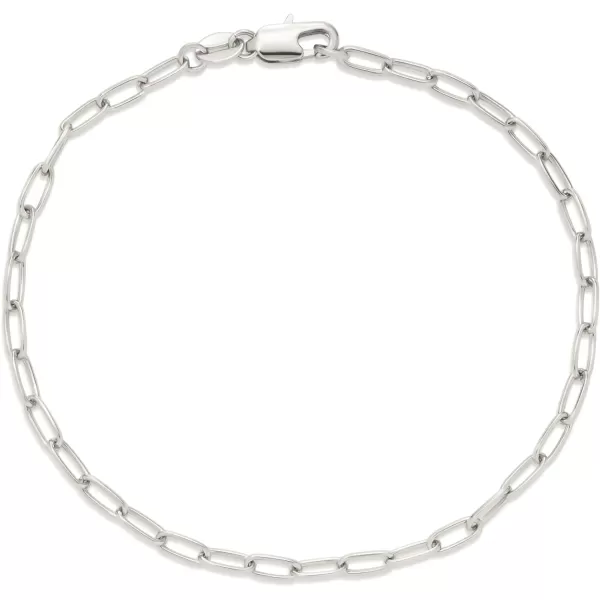 Amazon Essentials 14K Paperclip Chain BraceletSilver