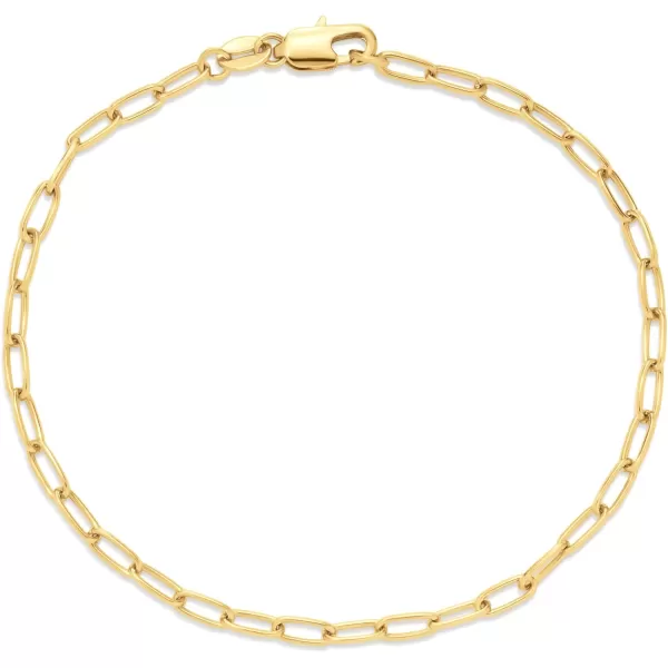 Amazon Essentials 14K Paperclip Chain BraceletYellow Gold