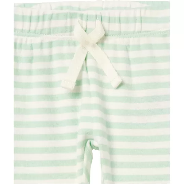 Amazon Essentials Baby Girls Cotton PullOn Pants Multipacks4 Grey
