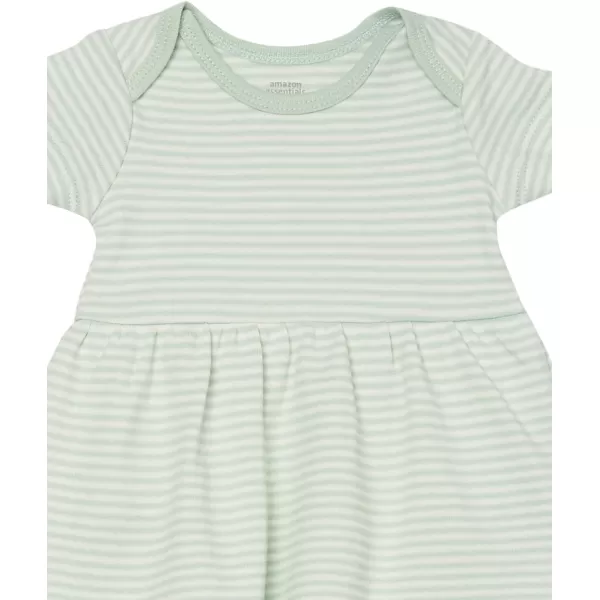 Amazon Essentials Baby Girls ShortSleeve Dress Pack of 3Pink Berry