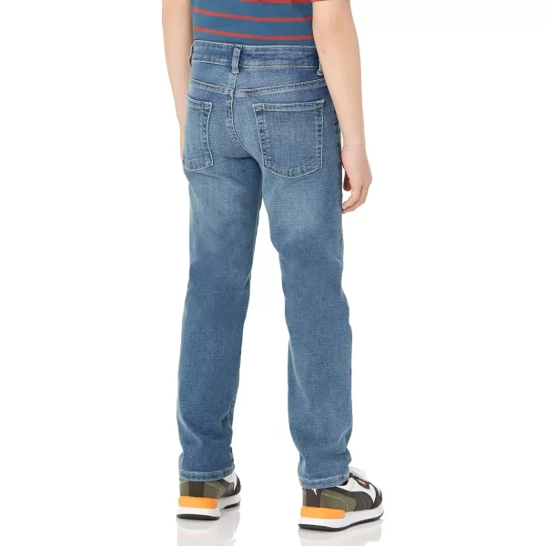 Amazon Essentials Boys Regular StraightFit JeansLight Wash