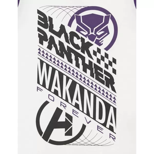 Amazon Essentials Boys Sleeveless Tank Top TShirts Previously Spotted ZebraMarvel Black Panther