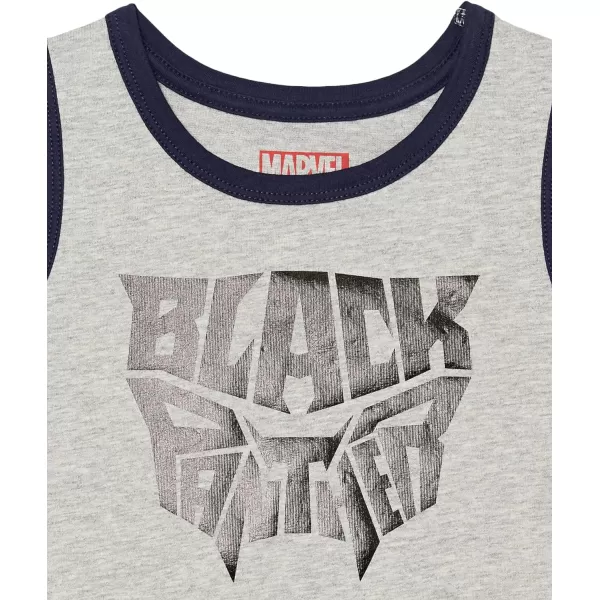 Amazon Essentials Boys Sleeveless Tank Top TShirts Previously Spotted ZebraMarvel Black Panther