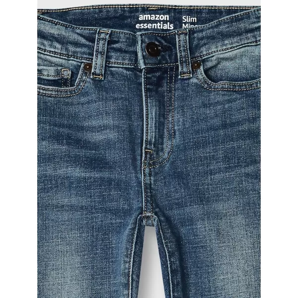 Amazon Essentials Boys Stretch SlimFit JeansLight Wash