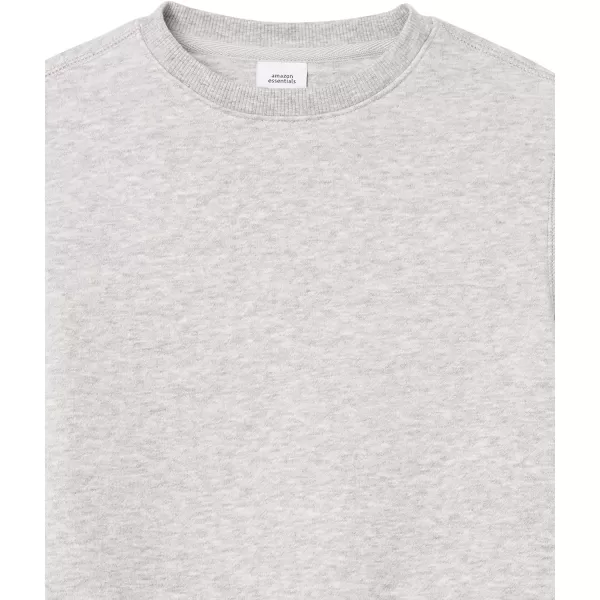 Amazon Essentials Boys and Toddlers Fleece CrewNeck Sweatshirts Multipacks2 Medium Grey Heather