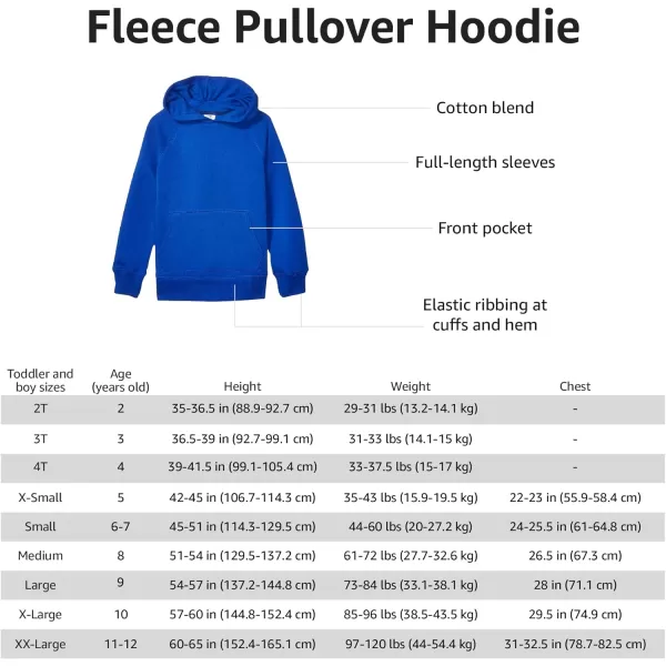 Amazon Essentials Boys and Toddlers Fleece Pullover Hoodie SweatshirtsGreen Camo