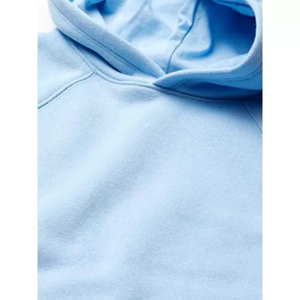 Amazon Essentials Boys and Toddlers Fleece Pullover Hoodie SweatshirtsLight Blue