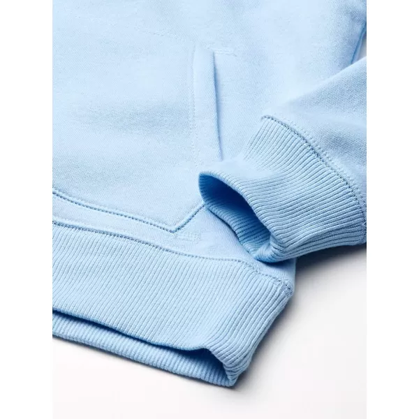 Amazon Essentials Boys and Toddlers Fleece Pullover Hoodie SweatshirtsLight Blue