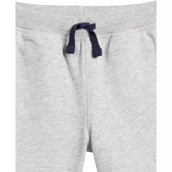Amazon Essentials Boys and Toddlers French Terry Knit Shorts Previously Spotted Zebra Multipacks3 Blue DinosaurGreen CamoGrey