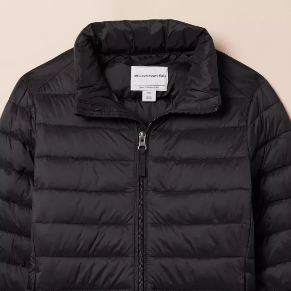 Amazon Essentials Boys and Toddlers Lightweight WaterResistant Packable Puffer JacketBlack